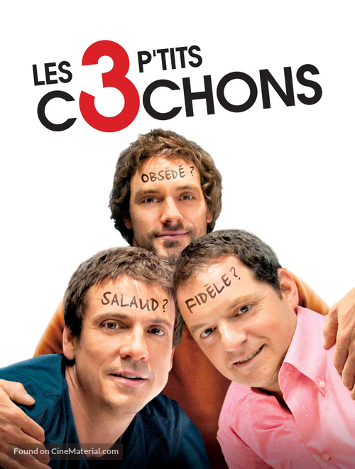 Les 3 p&#039;tits cochons - French Movie Poster