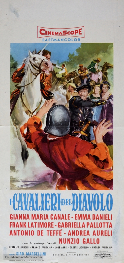 I cavalieri del diavolo - Italian Movie Poster