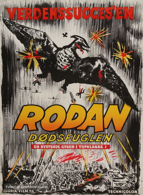 Sora no daikaij&ucirc; Radon - Danish Movie Poster