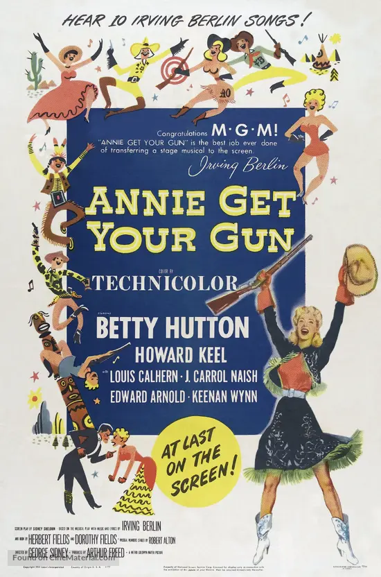 Annie Get Your Gun Full Movie Free Annie Get Your Gun (1950) movie poster
