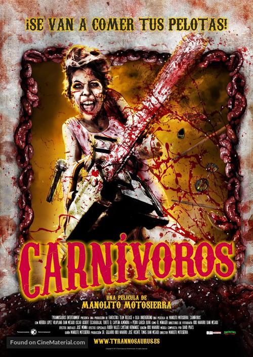 Carn&iacute;voros - Spanish Movie Poster