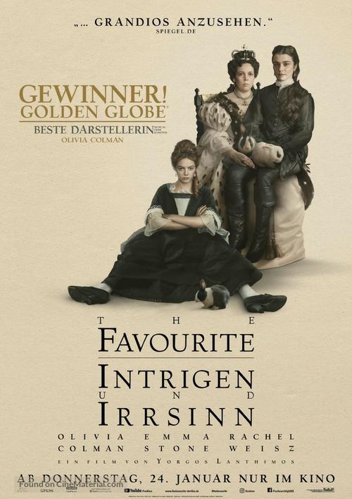 The Favourite - German Movie Poster