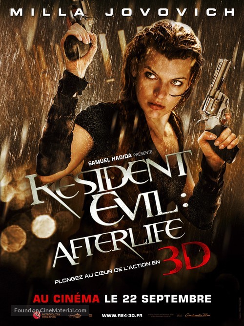 Resident Evil: Afterlife - French Movie Poster