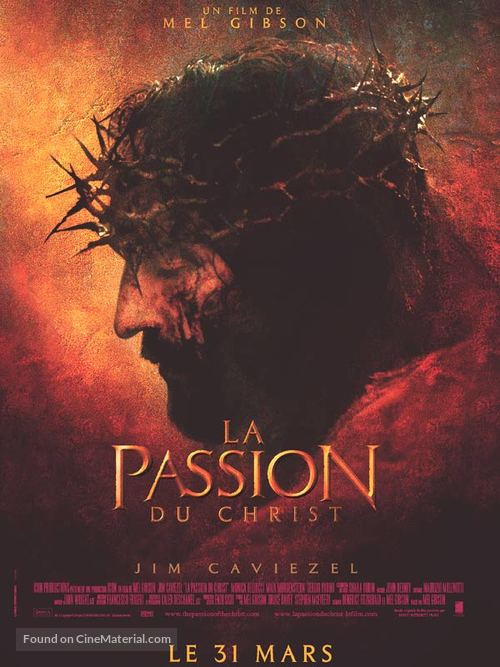 The Passion of the Christ - French Movie Poster