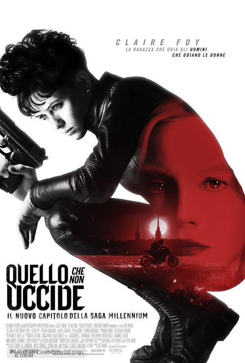 The Girl in the Spider&#039;s Web - Italian Movie Poster