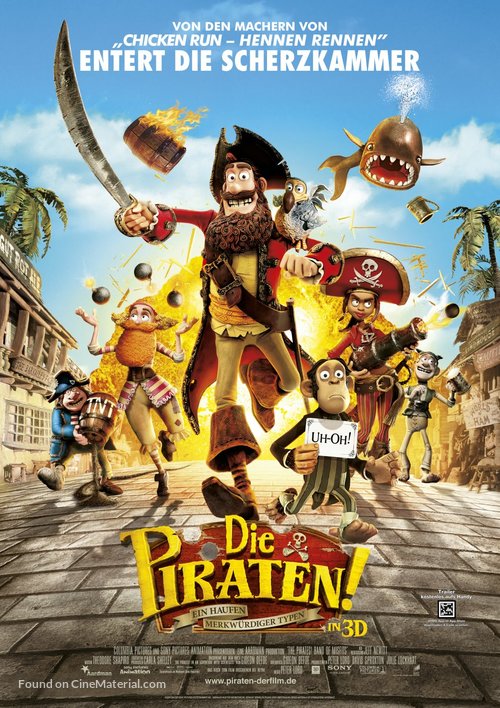 The Pirates! Band of Misfits - German Movie Poster