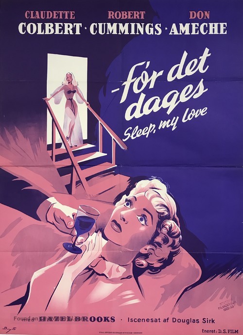 Sleep, My Love - Danish Movie Poster