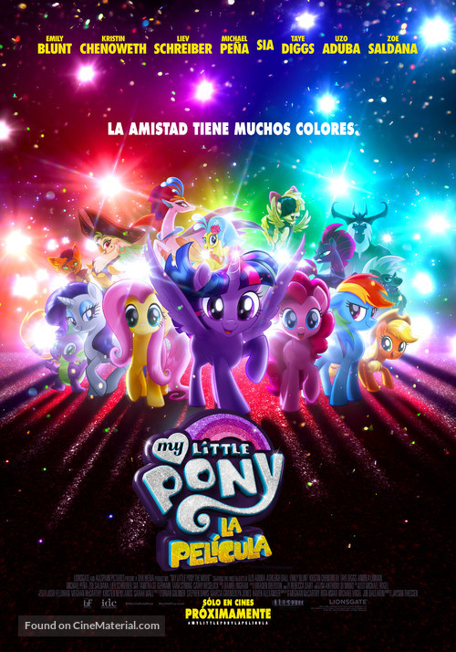 My Little Pony : The Movie - Chilean Movie Poster