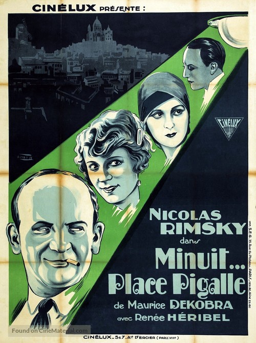 Minuit... place Pigalle - French Movie Poster