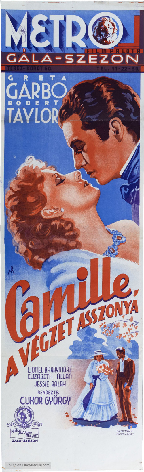 Camille - Hungarian Movie Poster
