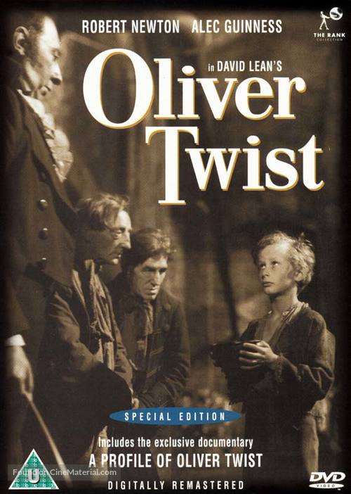 Oliver Twist - British DVD movie cover