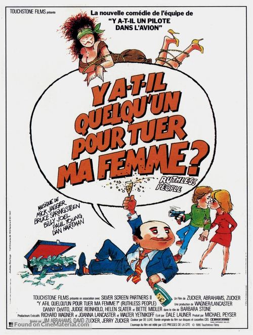 Ruthless People - French Movie Poster
