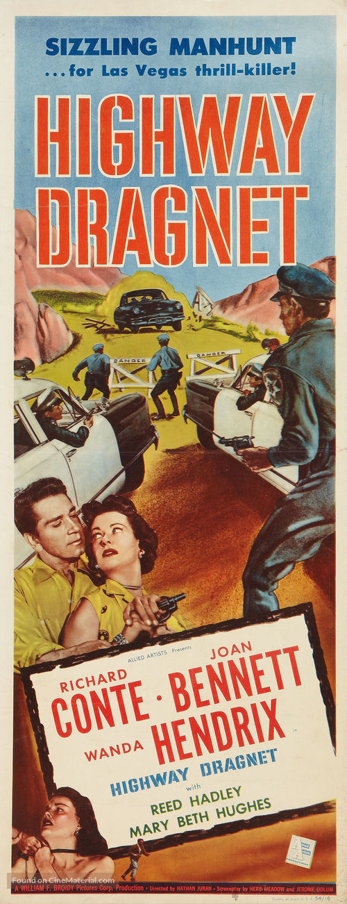Highway Dragnet - Movie Poster