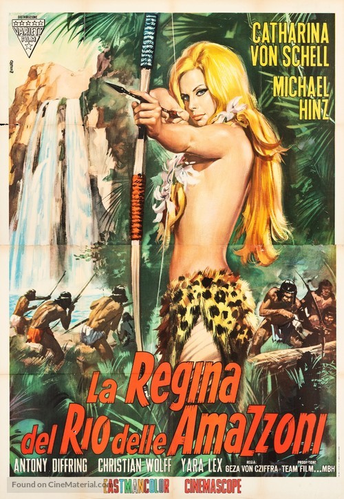 Lana - K&ouml;nigin der Amazonen - Italian Movie Poster