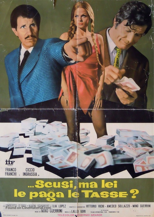 Scusi, ma lei le paga le tasse? - Italian Movie Poster