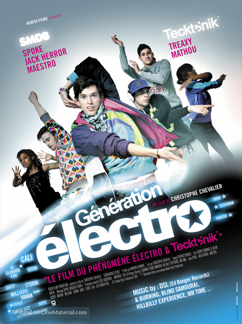 G&eacute;n&eacute;ration Electro - French Movie Poster