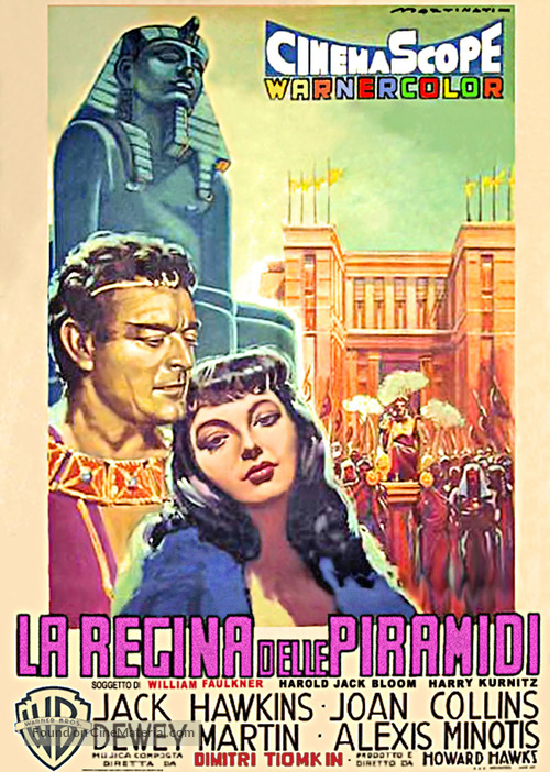 Land of the Pharaohs - Italian Movie Poster