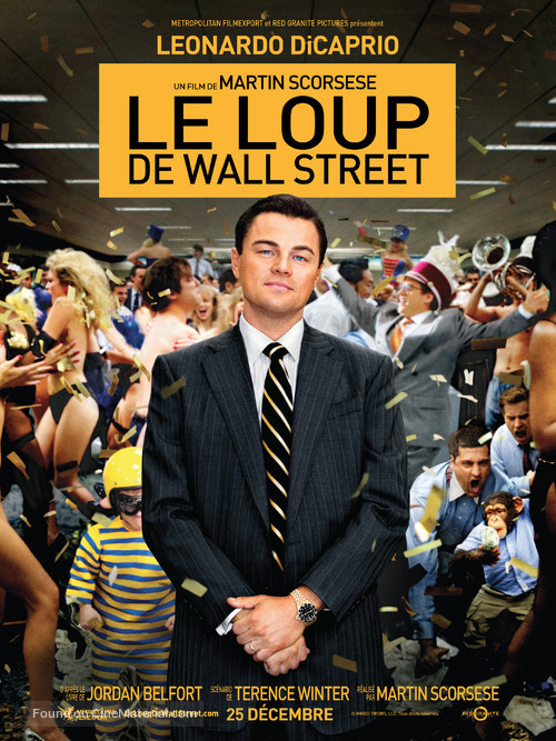 The Wolf of Wall Street - French Movie Poster
