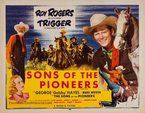 Sons of the Pioneers - Re-release movie poster