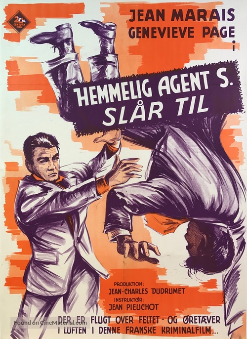 Mr. Stanislas geheim agent - Danish Movie Poster