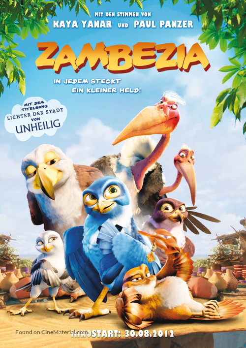 Zambezia - German Movie Poster
