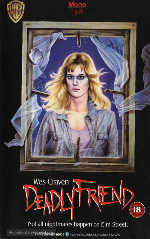 Deadly Friend - British VHS movie cover