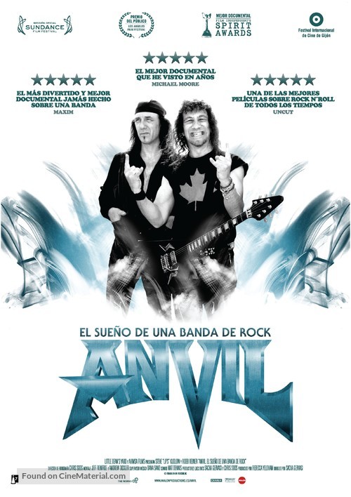 Anvil! The Story of Anvil - Spanish Movie Poster