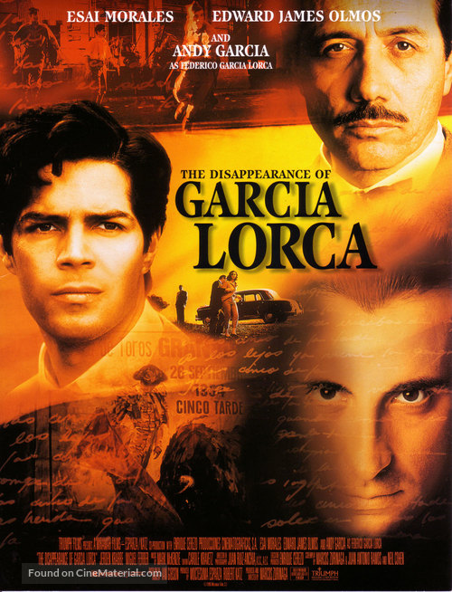 The Disappearance of Garcia Lorca - Movie Poster