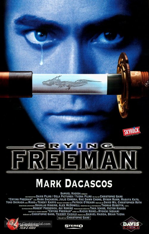 Crying Freeman - French VHS movie cover