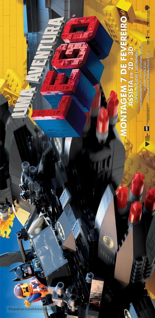 The Lego Movie - Brazilian Movie Poster