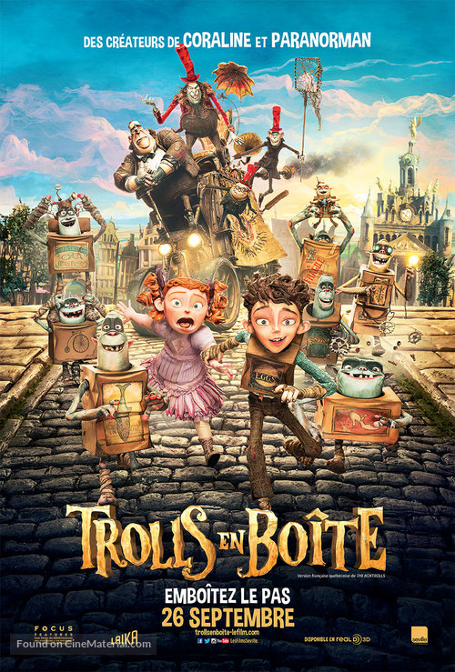 The Boxtrolls - Canadian Movie Poster
