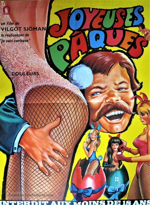 Lyckliga skitar - French Movie Poster