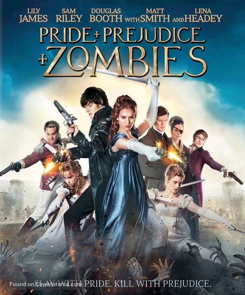Pride and Prejudice and Zombies - Blu-Ray movie cover
