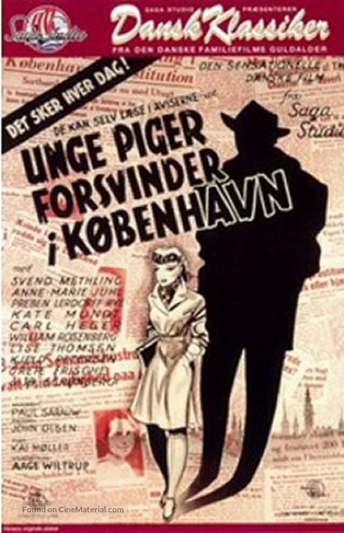 Unge piger forsvinder i K&oslash;benhavn - Danish DVD movie cover