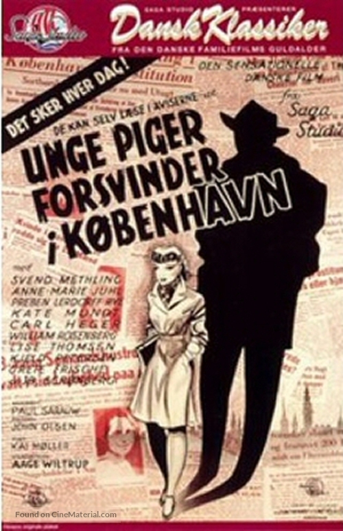 Unge piger forsvinder i K&oslash;benhavn - Danish DVD movie cover