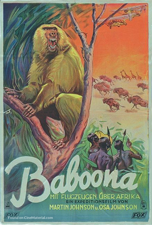 Baboona - German Movie Poster
