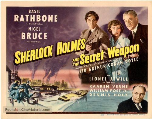 Sherlock Holmes and the Secret Weapon - Movie Poster