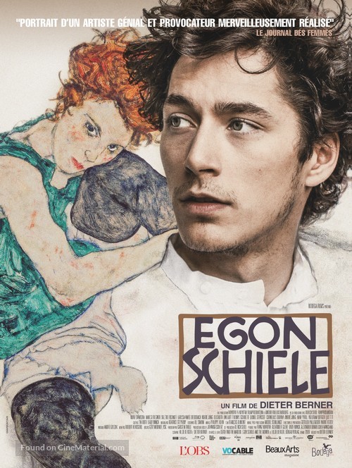 Egon Schiele: Tod und M&auml;dchen - French Movie Poster