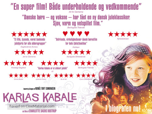 Karlas kabale - Danish Movie Poster