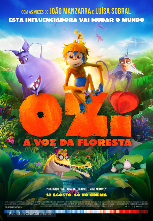 Ozi: Voice of the Forest - Portuguese Movie Poster