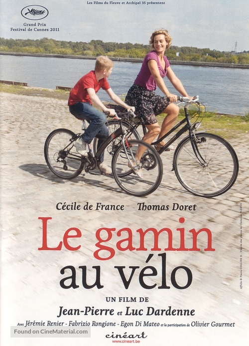 Le gamin au v&eacute;lo - Belgian DVD movie cover