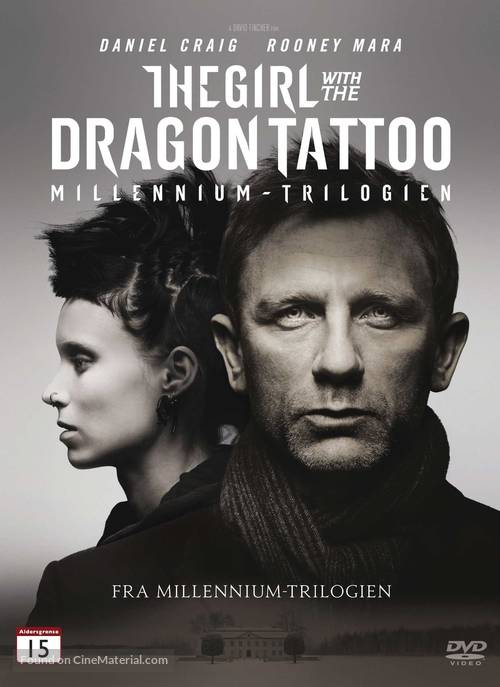 The Girl with the Dragon Tattoo - Norwegian DVD movie cover