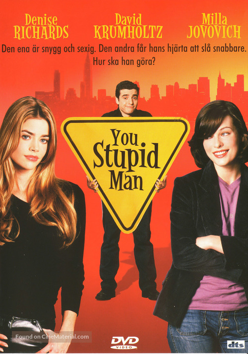 You Stupid Man - Swedish DVD movie cover