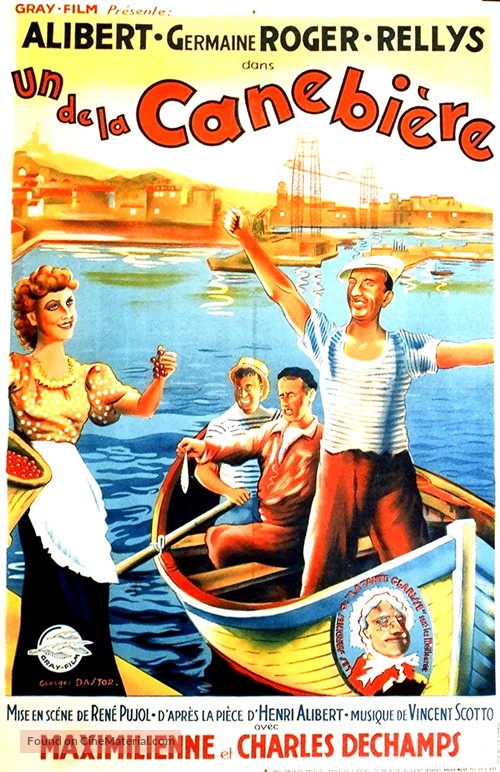 Un de la Canebi&egrave;re - French Movie Poster