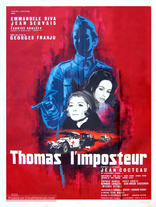 Thomas l&#039;imposteur - French Movie Poster