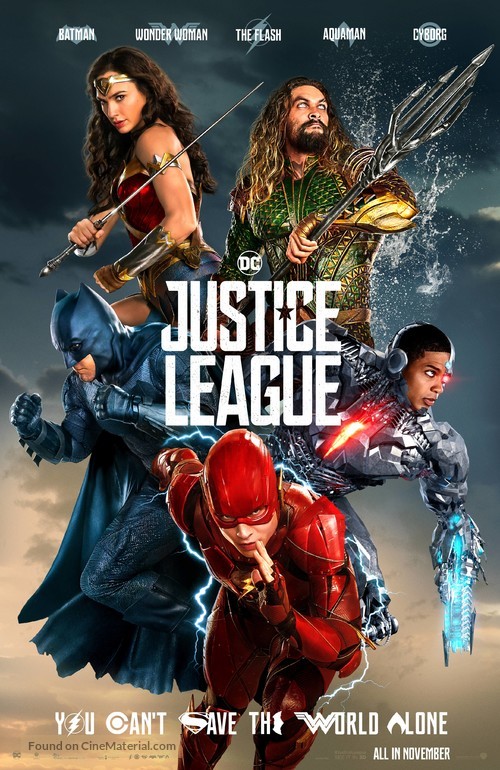 Justice League - British Movie Poster