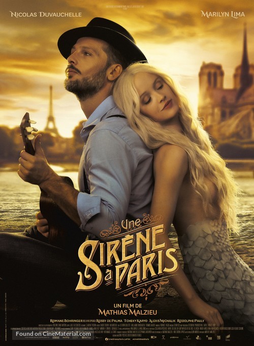 Une sir&egrave;ne &agrave; Paris - French Movie Poster