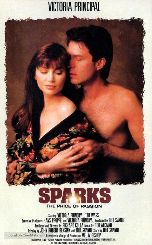 Sparks: The Price of Passion - VHS movie cover