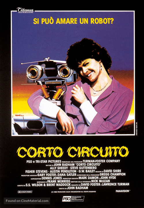 Short Circuit - Italian Movie Poster
