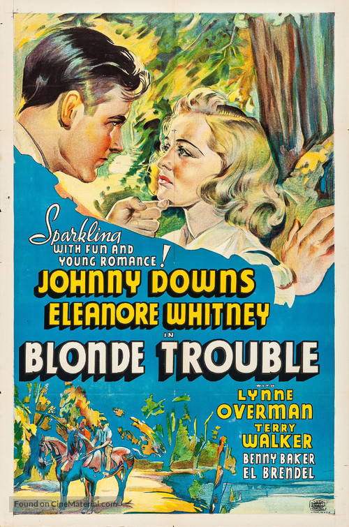Blonde Trouble - Movie Poster